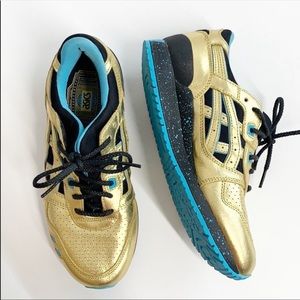 Villa x Wale IC Champion Ascis Gel Lyte III Gold Black Blue EU 39